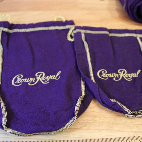 Crown Royal Bags Lot of 2 small - Picture 2 of 4